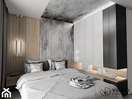 Aranżacje wnętrz - Sypialnia: APARTAMENT INPRO W GDYNI - VENO Studio Projektowania Wnętrz. Przeglądaj, dodawaj i zapisuj najlepsze zdjęcia, pomysły i inspiracje designerskie. W bazie mamy już prawie milion fotografii!