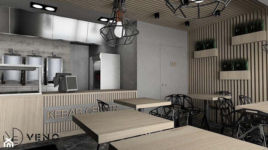 RESTAURACJA KEBAB CENTER W SŁUPSKU - zdjęcie od VENO Studio Projektowania Wnętrz