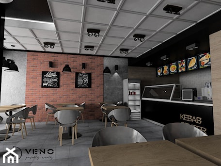 Aranżacje wnętrz - Wnętrza publiczne: RESTAURACJA KEBAB CENTER W TCZEWIE - VENO Studio Projektowania Wnętrz. Przeglądaj, dodawaj i zapisuj najlepsze zdjęcia, pomysły i inspiracje designerskie. W bazie mamy już prawie milion fotografii!