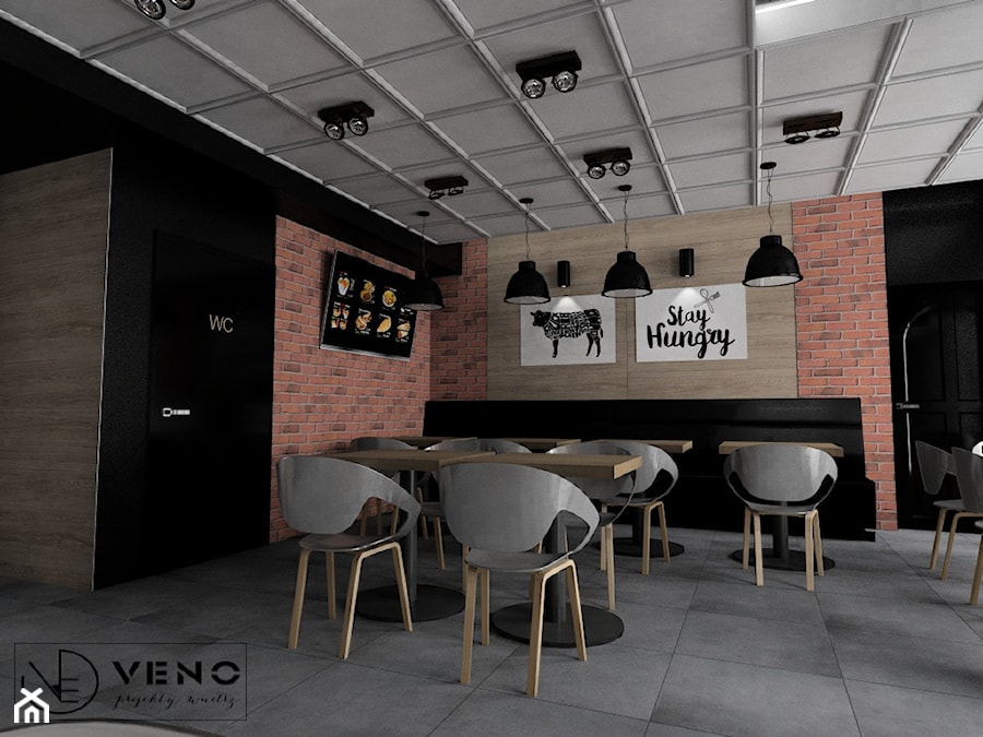 RESTAURACJA KEBAB CENTER W TCZEWIE - zdjęcie od VENO Studio Projektowania Wnętrz