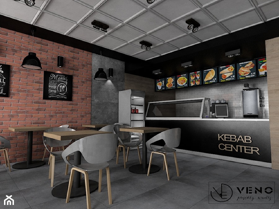 RESTAURACJA KEBAB CENTER W TCZEWIE - zdjęcie od VENO Studio Projektowania Wnętrz