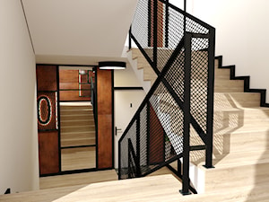 Klatka schodowa styl loft - Schody - zdjęcie od Mega Design Agnieszka John