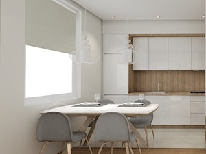 Mieszkanie 68 m2 - Kuchnia, styl skandynawski - zdjęcie od Pracownia Wnętrz - Justyna Wróż