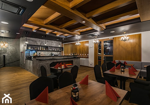 Fotografia restauracji, lobby baru i kawiarni - Hotel Szczawnica Park **** - Wnętrza publiczne, styl nowoczesny - zdjęcie od Andrzej Gruszka ArchitektKadru.pl