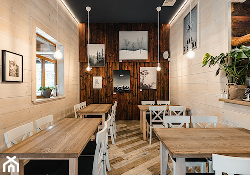 Fotografia restauracji - Bistro Kotońka w Szczawnicy - Wnętrza publiczne, styl skandynawski - zdjęcie od Andrzej Gruszka ArchitektKadru.pl