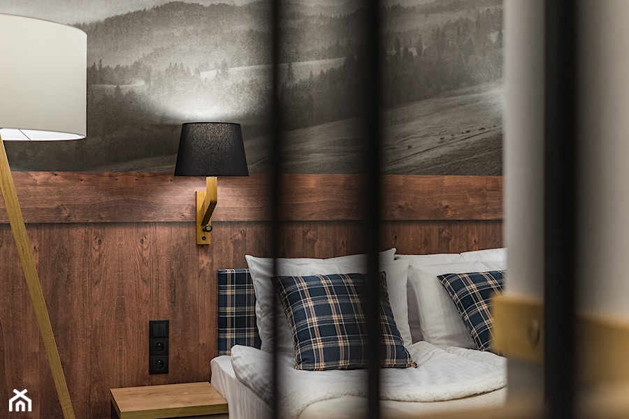 Fotografia hotelowa - Hotel Szczawnica Park **** - Mała czarna sypialnia, styl nowoczesny - zdjęcie od Andrzej Gruszka ArchitektKadru.pl