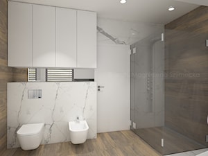 Nowoczesna łazienka - Średnia bez okna z punktowym oświetleniem łazienka, styl nowoczesny - zdjęcie od ACREATIVA Architektura wnętrz