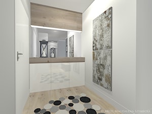 Mieszkanie w stylu skandynawskim - Hol / przedpokój, styl minimalistyczny - zdjęcie od ACREATIVA Architektura wnętrz