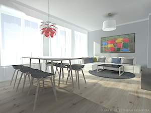 Mieszkanie w stylu skandynawskim - Salon, styl skandynawski - zdjęcie od ACREATIVA Architektura wnętrz