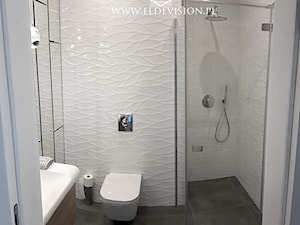 Realizacja Domu szeregowego - Mała bez okna łazienka - zdjęcie od eldevision