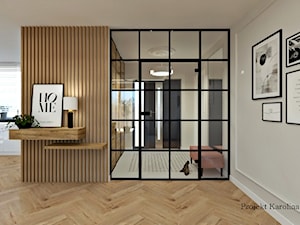 Przytulny dom dla rodziny - Hol / przedpokój, styl industrialny - zdjęcie od Projektowanie wnętrz Karolina Rożek