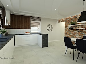 Dom wczasowy - Kuchnia, styl nowoczesny - zdjęcie od Projektowanie wnętrz Karolina Rożek