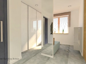 Stylowy minimalizm - Hol / przedpokój, styl minimalistyczny - zdjęcie od Projektowanie wnętrz Karolina Rożek