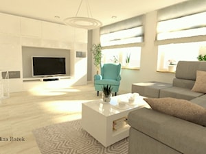 Stylowy minimalizm - Salon, styl minimalistyczny - zdjęcie od Projektowanie wnętrz Karolina Rożek