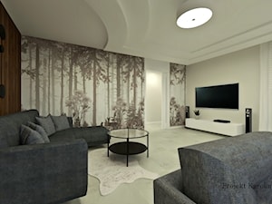 Dom wczasowy - Salon, styl nowoczesny - zdjęcie od Projektowanie wnętrz Karolina Rożek