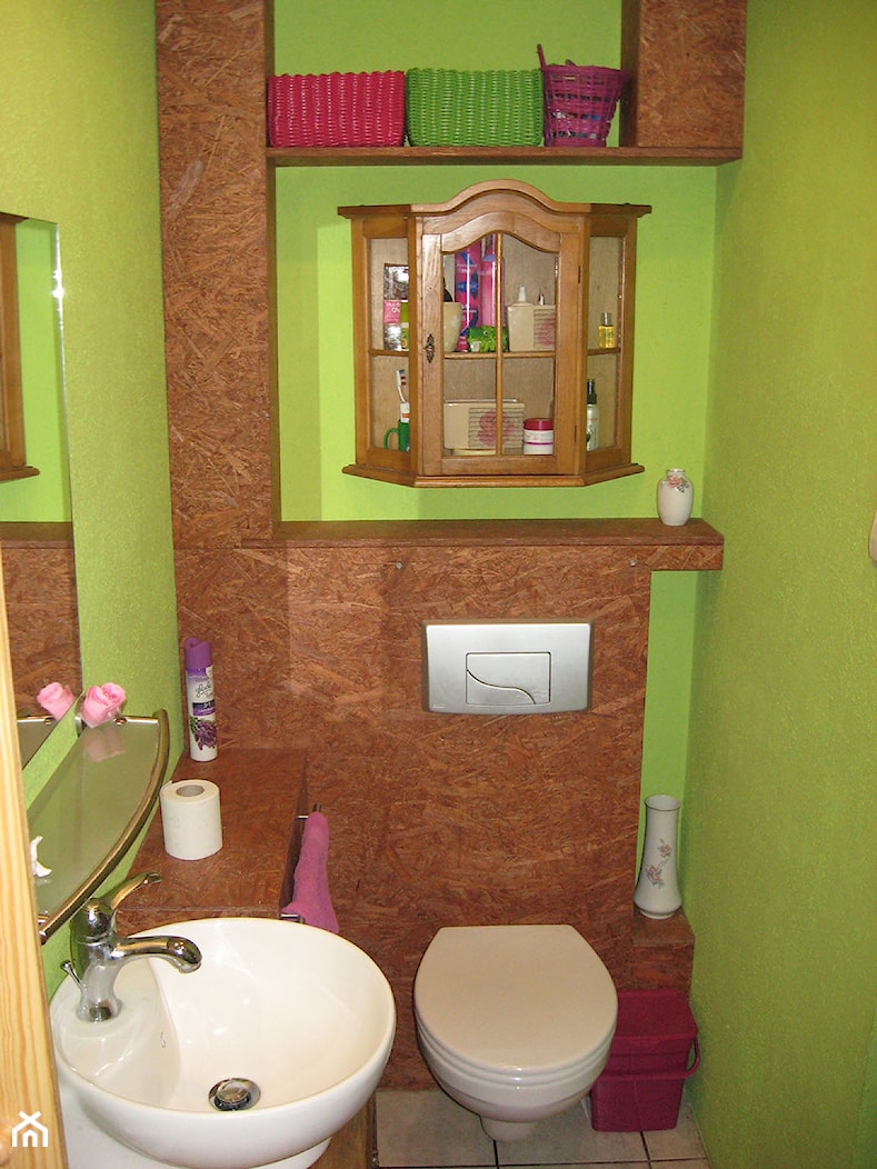 Machniuwka- toaleta wygospodarowana z kotłowni. - Łazienka, styl nowoczesny - zdjęcie od Joanna Machnowska - Homebook