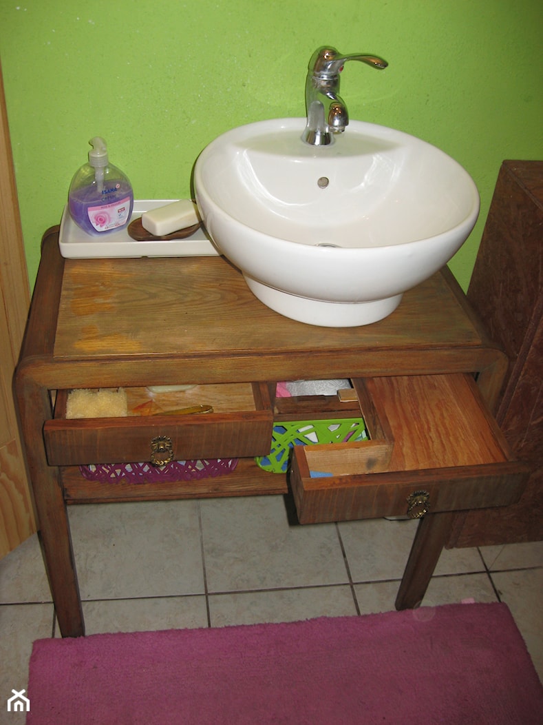 przystosowana szafka do umywalki - zdjęcie od Joanna Machnowska - Homebook