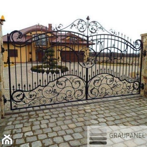 Brama wjazdowa - zdjęcie od Graupanel - bramy, ogrodzenia i automatyka - Homebook