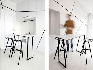 Kawalerka Piotra - Kuchnia, styl minimalistyczny - zdjęcie od Mili Młodzi Ludzie