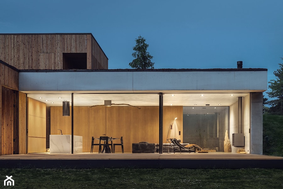 Bardzo nowoczesny dom - Domy, styl nowoczesny - zdjęcie od Studio de.materia