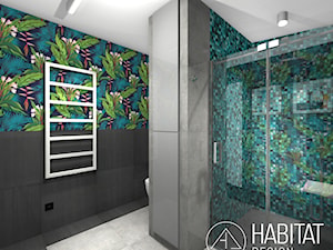 Kahlo / Projekt łazienki w stylu eklektycznym. - zdjęcie od HABITAT DESIGN Magdalena Ślusarczyk