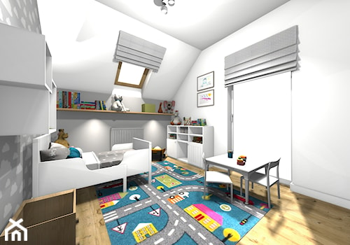 Dom w stylu skandnawskim / Pokój dla chłopca 3-6 lat - zdjęcie od HABITAT DESIGN Magdalena Ślusarczyk