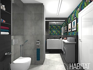 Kahlo / Projekt łazienki w stylu eklektycznym. - zdjęcie od HABITAT DESIGN Magdalena Ślusarczyk