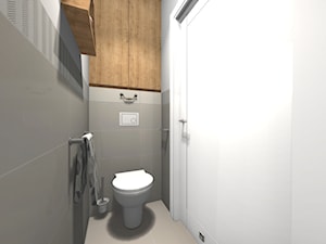 Dom w stylu skandnawskim / Małe pomieszczenie WC - zdjęcie od HABITAT DESIGN Magdalena Ślusarczyk