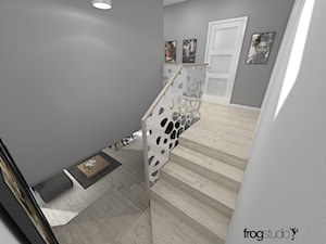 W_30_dom w zabrzu - Schody, styl minimalistyczny - zdjęcie od frog:studio