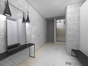 W_30_dom w zabrzu - Hol / przedpokój, styl minimalistyczny - zdjęcie od frog:studio