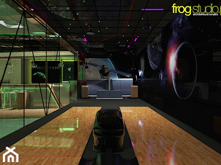 Aranżacje wnętrz - Wnętrza publiczne: w_03_bowling_planet - Wnętrza publiczne, styl nowoczesny - frog:studio. Przeglądaj, dodawaj i zapisuj najlepsze zdjęcia, pomysły i inspiracje designerskie. W bazie mamy już prawie milion fotografii!