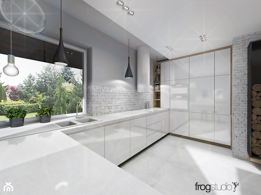 W_30_dom w zabrzu - Kuchnia, styl minimalistyczny - zdjęcie od frog:studio