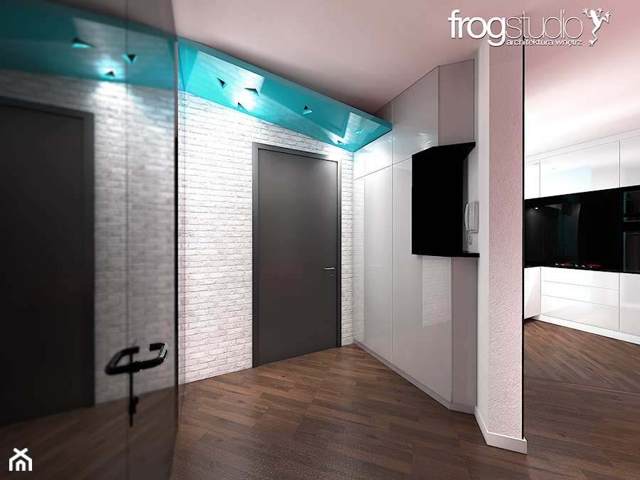 w_09_mieszkanie - Hol / przedpokój, styl nowoczesny - zdjęcie od frog:studio