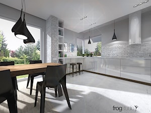 W_30_dom w zabrzu - Kuchnia, styl minimalistyczny - zdjęcie od frog:studio