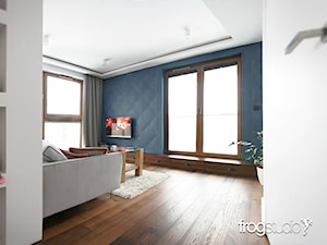 w_15_mieszkanie na ostatnim piętrze - Salon, styl nowoczesny - zdjęcie od frog:studio