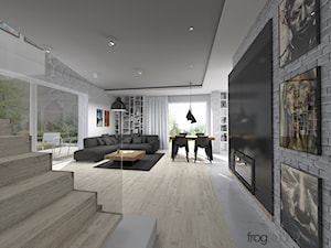 W_30_dom w zabrzu - Hol / przedpokój, styl minimalistyczny - zdjęcie od frog:studio