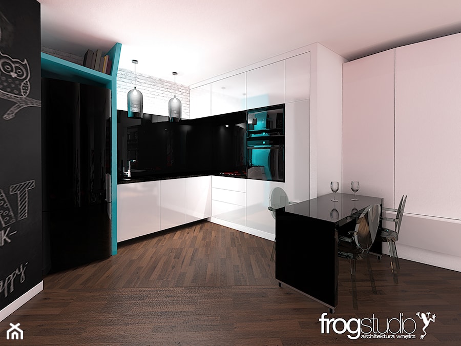 w_09_mieszkanie - Kuchnia, styl nowoczesny - zdjęcie od frog:studio