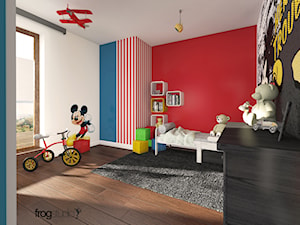 w_15_mieszkanie na ostatnim piętrze - Pokój dziecka, styl nowoczesny - zdjęcie od frog:studio