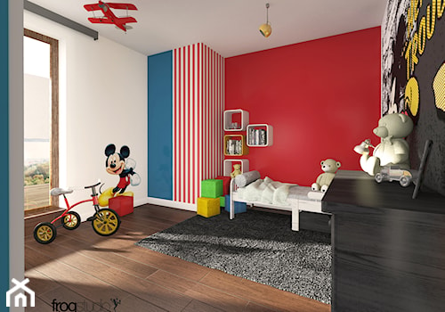 w_15_mieszkanie na ostatnim piętrze - Pokój dziecka, styl nowoczesny - zdjęcie od frog:studio