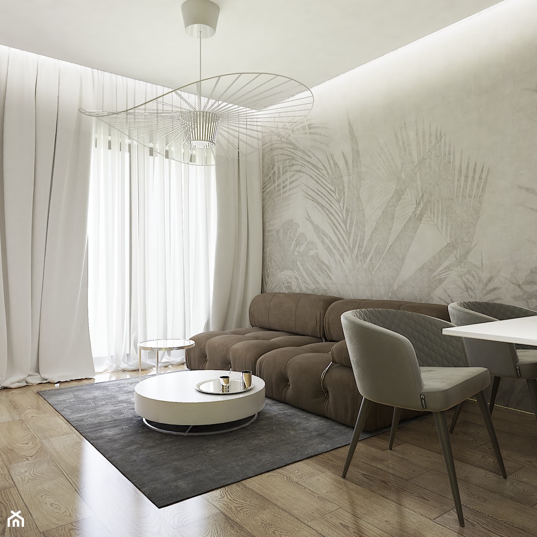 Mieszkanie lekkie jak piórko. - Salon, styl nowoczesny - zdjęcie od Aleksandra Mółka - Homebook