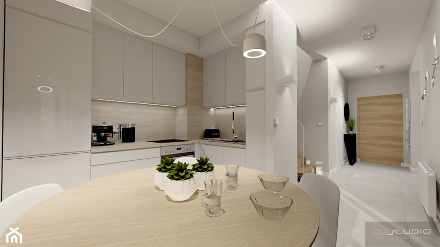 wakacyjny Penthouse - Kuchnia, styl nowoczesny - zdjęcie od AS studio