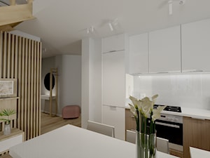 Apartament z antresolą - Kuchnia, styl nowoczesny - zdjęcie od AS studio