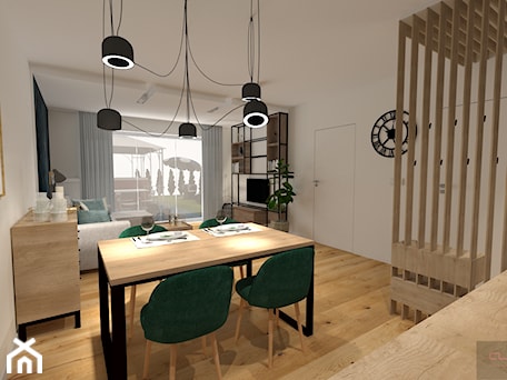 Aranżacje wnętrz - Salon: Apartament wakacyjny w Pogorzelicy - Salon, styl nowoczesny - AS studio. Przeglądaj, dodawaj i zapisuj najlepsze zdjęcia, pomysły i inspiracje designerskie. W bazie mamy już prawie milion fotografii!