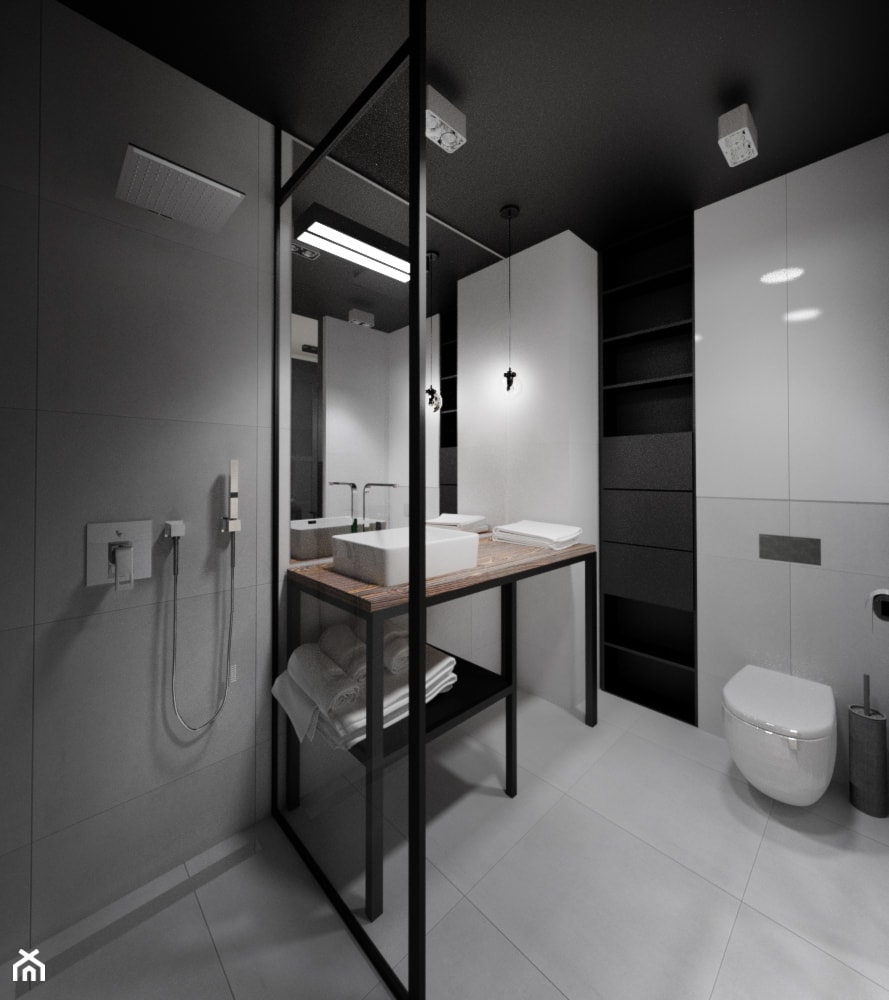 Męska łazienka - zdjęcie od Karolina Kamińska interior design