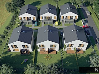 Osiedle domów jednorodzinnych dwulokalowych w Szczecinie
