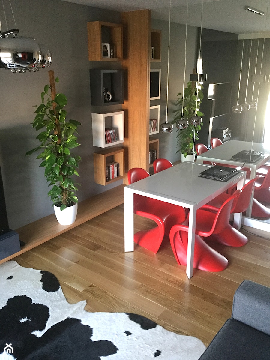 Mieszkanie Agnieszki, Tomka i Oliwii - 71 m2 - Warszawa - Salon, styl nowoczesny - zdjęcie od Aylala