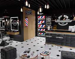 Uncle D's Barbershop - Wnętrza publiczne, styl vintage - zdjęcie od MoonfieldStudio - Homebook