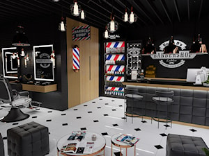 Uncle D's Barbershop - Wnętrza publiczne, styl vintage - zdjęcie od MoonfieldStudio