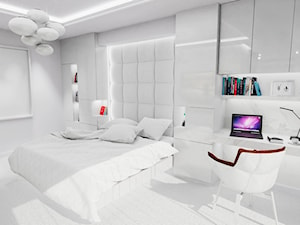 Whitespace - Sypialnia, styl nowoczesny - zdjęcie od MoonfieldStudio