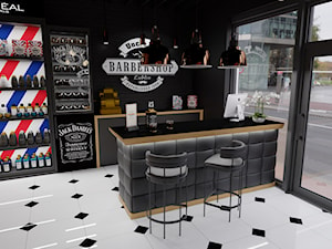 Uncle D's Barbershop - Wnętrza publiczne, styl vintage - zdjęcie od MoonfieldStudio